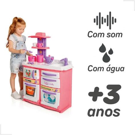 Cozinha Infantil Completa Bella Tateti Sai Gua De Verdade Acess Rios