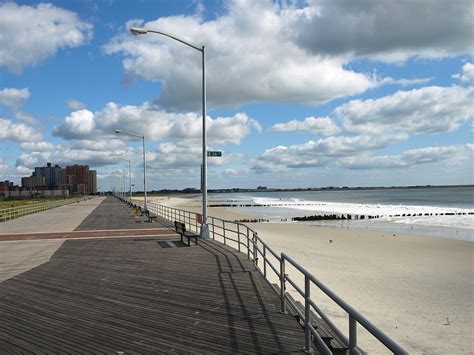 Deserted Rockaway Beach Boardwalk Queens New York City Flickr