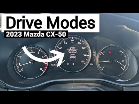 Drive Modes Of The Mazda Cx Mi Drive Youtube