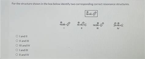 Solved For The Structure Shown In The Box Below Identify Two Chegg