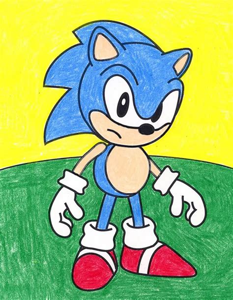 How To Draw Sonic