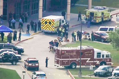 Houston school shooting: at least 10 dead, suspect detained.