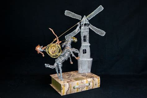 Don Quixote Does Battle With The Windmills – David Allen Art