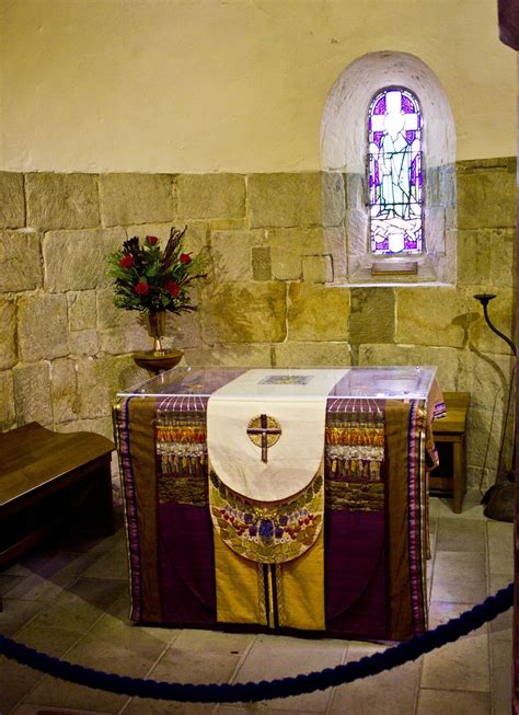 Inside St. Margaret's Chapel, Edinburgh Castle, Scotland 2015 ...