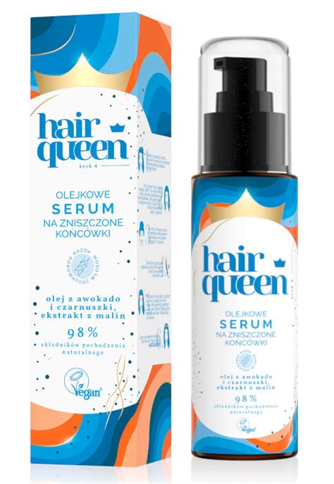 Hair Queen Olejkowe Serum Na Zniszczone Ko C Wki W Os W Ml Sklep