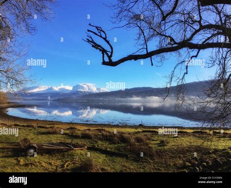 Ben Nevis In Winter Stock Photo Alamy