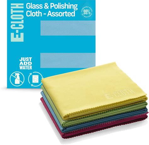 Amazon.com: E-Cloth Polishing Microfiber Cleaning Cloth, 4-Pack - Microfiber Polishing Towels ...