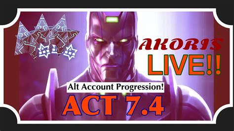 Live Act 7 Completion Reward Opening Alt Account Marvel Contest Of Champions Youtube