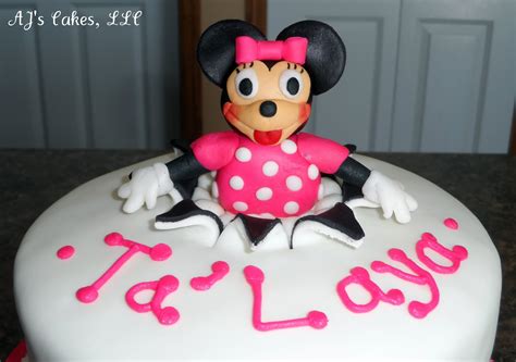 AJ's Cakes: Pink Minnie Mouse Cake