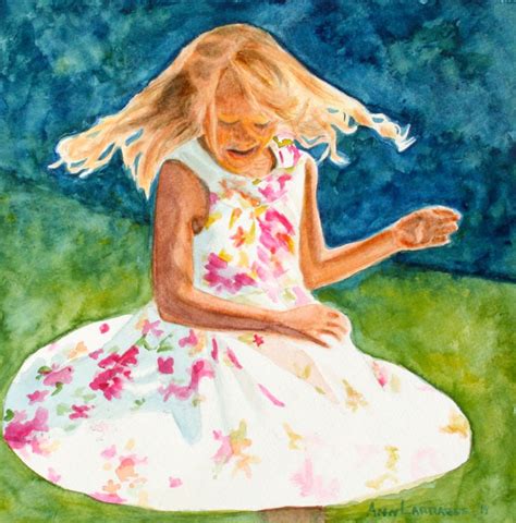 Joy In Water Color By Artist Ann Larrabee Artist Kansas City Art