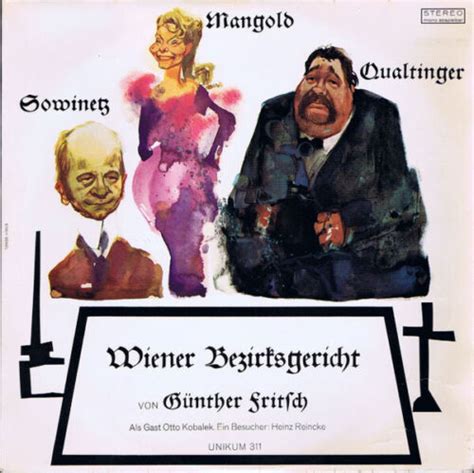 LP Erni Mangold Helmut Qualtinger Kurt Sowinetz Text Gü Wiener