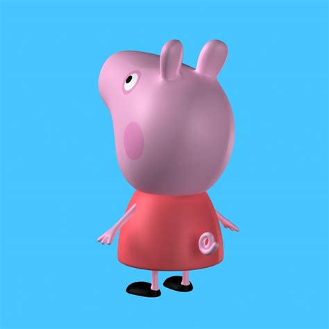 Peppa Pig 3D Model 10 Max Free3D