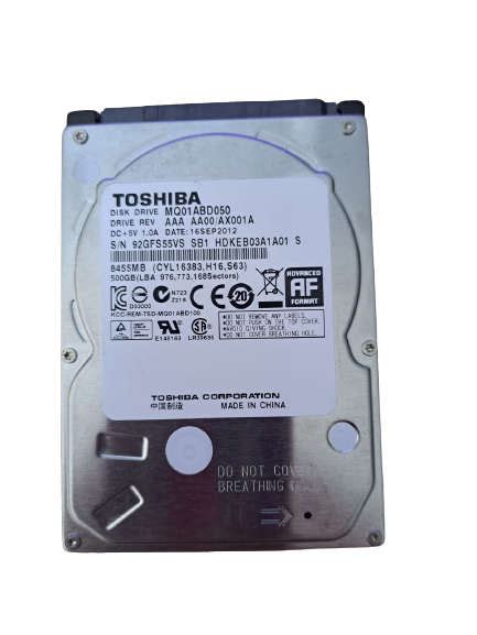 Internal Drives - Toshiba 500GB 2.5` HDD for sale in Nelspruit (ID ...