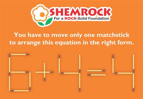 Brain Teaser You Have To Move Only One Matchstick To Arrange This