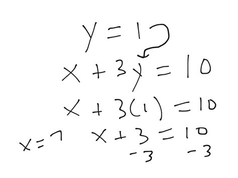 Substitution: video 1 | Math, Algebra, Systems of Equations | ShowMe 