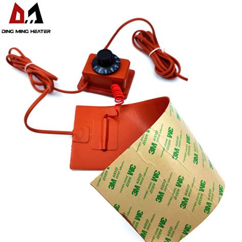 Flexible Silicone Rubber Heater Heating Pad With M Adhesive Silicone