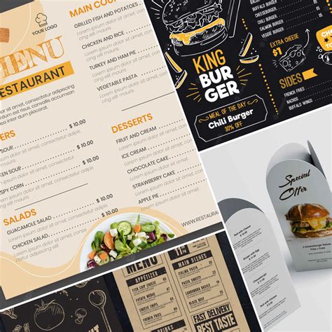 22 Beautiful Free Restaurant Menus Design Templates Resources