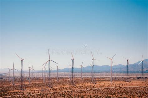 Wind Farm Near Palm Springs Ca Stock Image Image Of California Energy 19863439