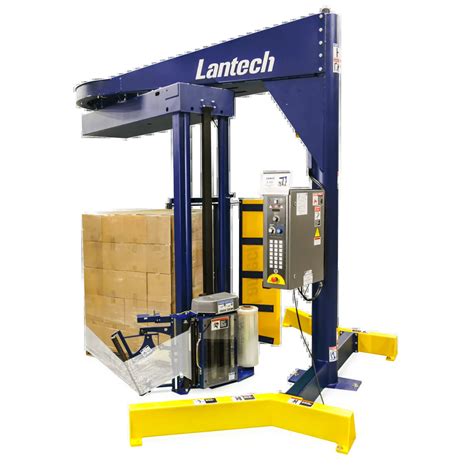 Lantech S 300 Semi Automatic Straddle Stretch Wrapper SWS Packaging