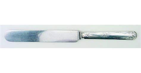 Arbutus Silverplate 1908 No Monograms Blunt Solid Knife By