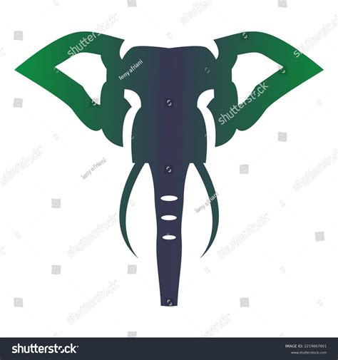 Elephant Head Vector Logo Icon Stock Vector (Royalty Free) 2219667801 ...