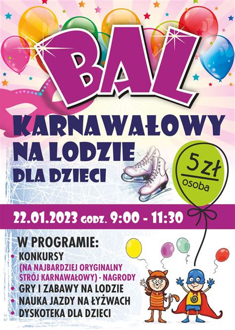 Bal Karnawa Owy Na Lodzie Dla Dzieci