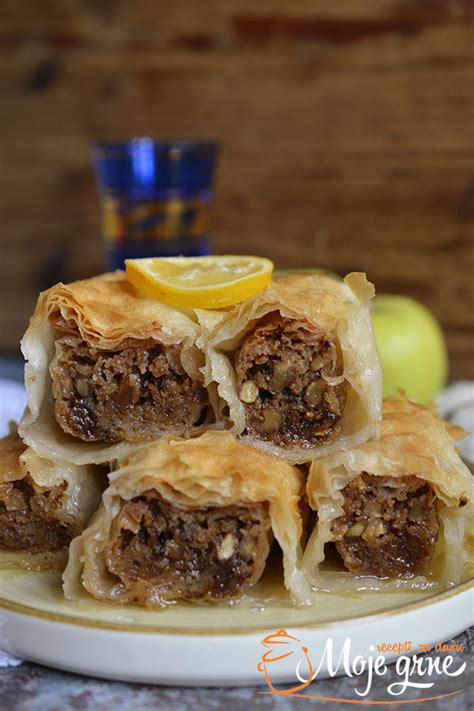 Rolovana Baklava Sa Kiselim Jabukama Moje Grne