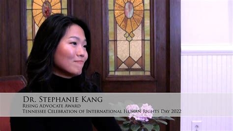 Dr Stephanie Kang YouTube