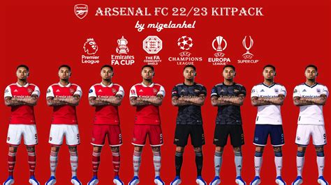 TudodePES On Twitter PES 2021 KITSET COMPLETO DO ARSENAL 2022 23