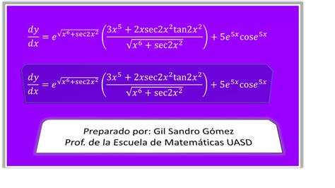 Derivada De Una Función Exponencial Ppt