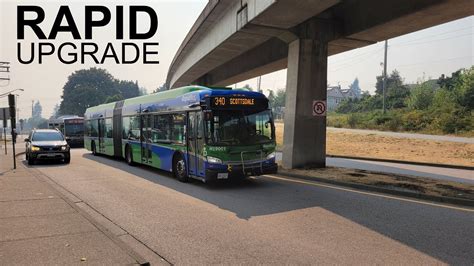 RapidBus Upgrade TransLink CMBC 2019 New Flyer XDE60 No 19003 On