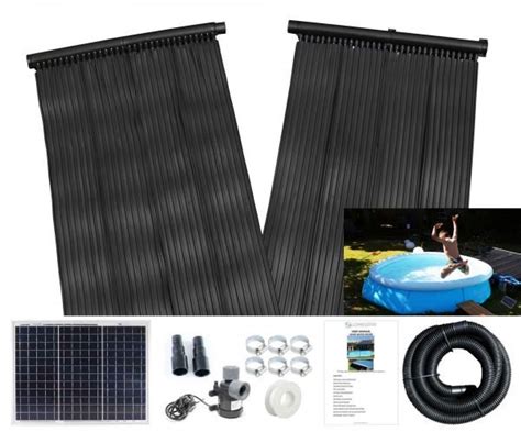 Swimming Pool Solar Heating Kit Mat 066m X 6m Solar Panel And Pump Low Energy Supermarket