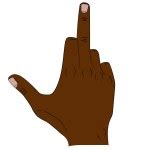 Hand Show Fuck Stock Vector Image By Svetap 6767385