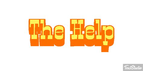 The Help Movie Animated  Logo Designs