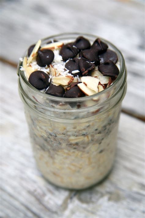 Coconut Chocolate Almond Overnight Oats Popsugar Fitness