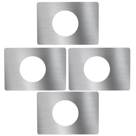 Door Cover Kit Hole Plate Reinforcement Stainless Steel Plates Deadbolt