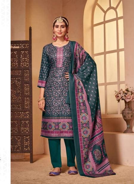 Royal Safari By Bipson Pashmina Unstiched Salwar Suits Wholesale Pcs