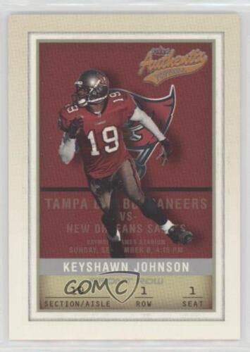 Fleer Authentix Front Row Keyshawn Johnson Ebay