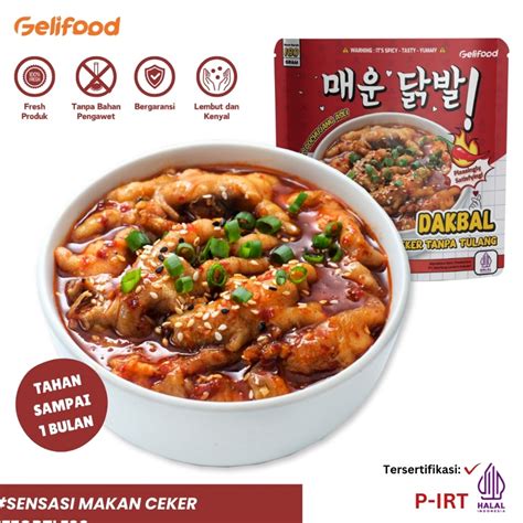 Jual Disc Xtra Geli Food Dakbal Ceker Tanpa Tulang Saos Gochujang 18gr