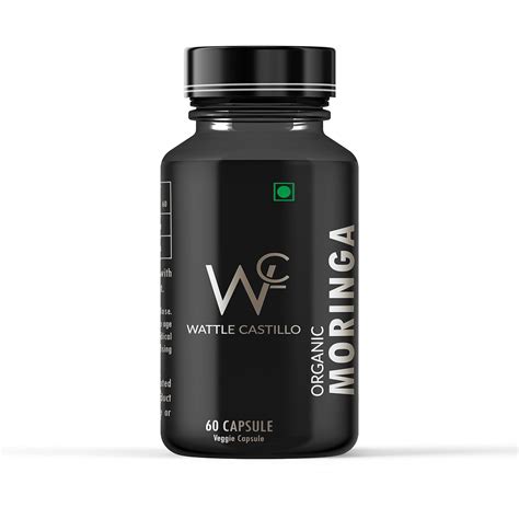 Buy Wattle Castillo Moringa Powder 500mg Capsules Help In Manage