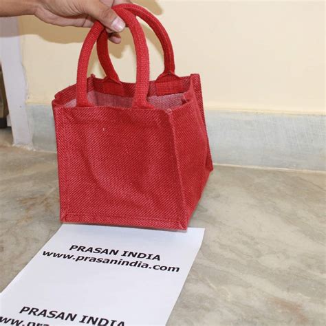 Red Plain Jute Bag At Rs 80 Piece In Kolkata ID 23198641730