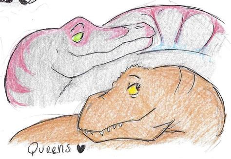 Dino Queens By Hope Deluxe On Deviantart Dinosaur Drawing Jurassic World Dinosaurs Dinos