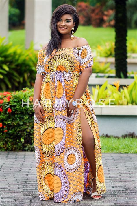 Maryline Hors Paule Maxi Robe Africaine Africaine De Longue Etsy