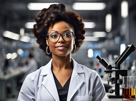 Premium Photo | Image of a proud Black scientist