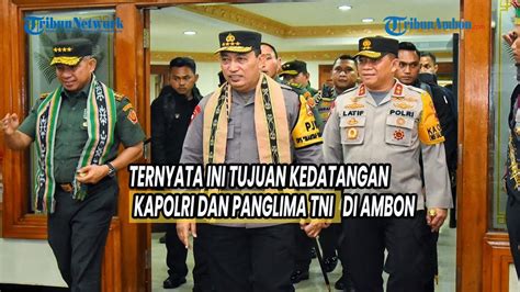 Panglima TNI Jenderal TNI Agus Subiyanto Dan Kapolri Jenderal Polisi