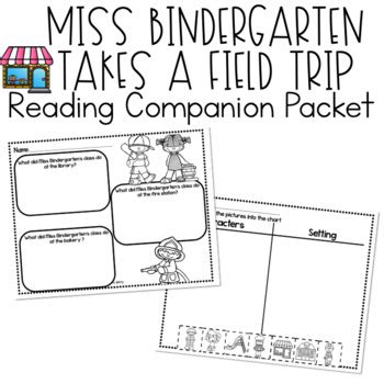 Miss Bindergarten Takes a Field Trip Companion Packet | TpT