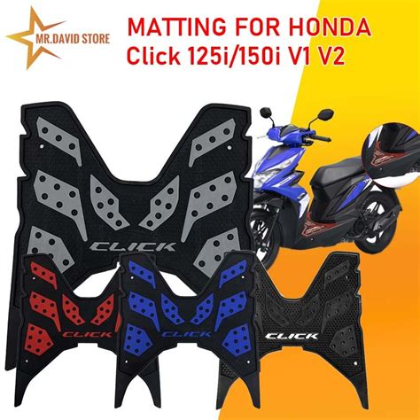 Honda Click I I Footboard Rubber Matting With Bolts For Click V