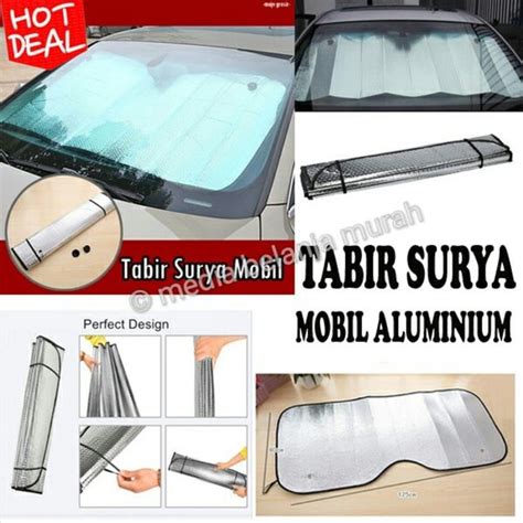 Jual Unik Tabir Surya Mobil Aluminium Sunshield Kaca Depan Mobil Unik