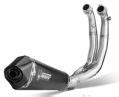 AF1 Racing Mivv Black Stainless Steel Full System Delta Race Low Mount