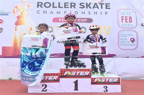 Atlet Sepatu Roda Tuban Juarai Roller Skate Championship Piala Bupati